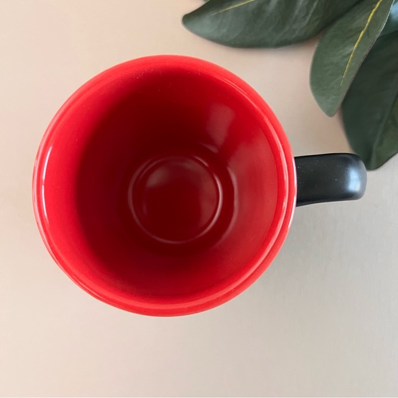 Majestic Steel Black & Red Ceramic Coffee Mug - Picture 4 of 6